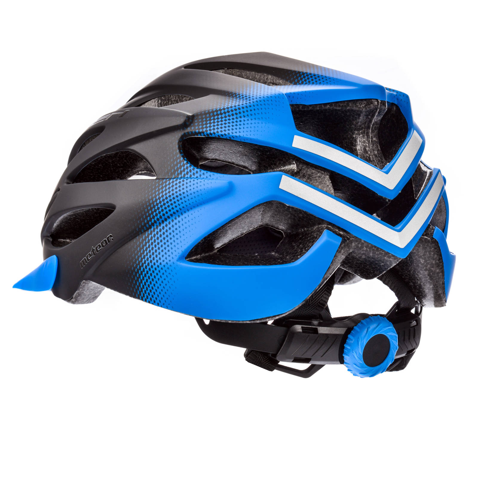 Kask Rowerowy Meteor Marven M Cm Czarny Niebieski M Art