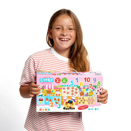 CzuCzu Puzzle Cyfry Króliczki 3+ 4+ 493372