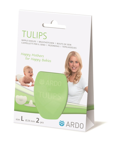 Ardo tulips nakładki silikonowe rozmiar l 053380