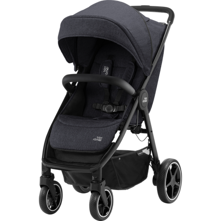 Britax Romer B-Agile R Black Shadow, Black Wózek Spacerowy