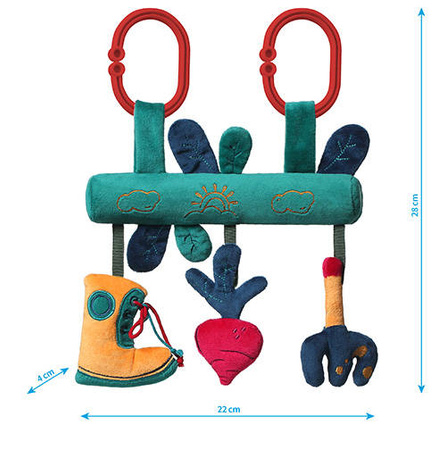 Babyono Zawieszka edukacyjna zawieszka do wózka Garden Boy 413944