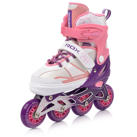Rolki Meteor Rox S 30-33 różowy 001305