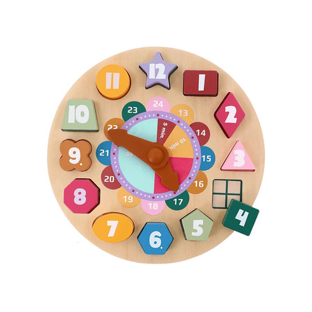 Trefl Zabawka drewniana Zegar Tick Tock 615975
