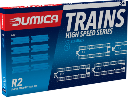 Dumica short straight rail set r2 203230