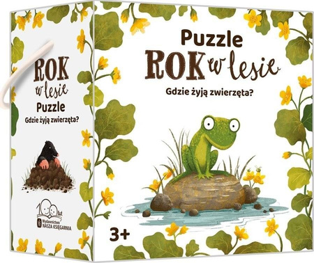 Rok w lesie Gdzie żyją zwierzęta? ZABAWKA 478581