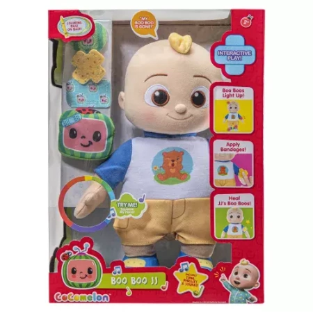 Cocomelon Pluszowa interaktywna lalka JJ Boo Boo 433774