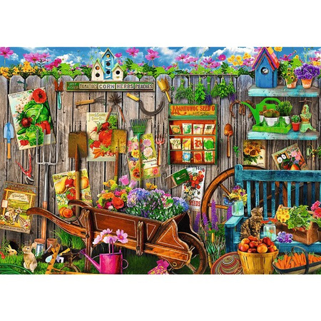 Puzzle Trefl 2x500 Prace w ogrodzie 375299