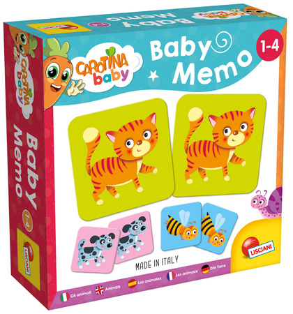Lisciani Carotina Baby Memo zwierzęta 080045