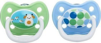 Dr. Brown's Smoczki ortodontyczny 2szt prevent-classic 6-12m niebieski