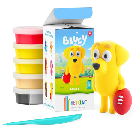 Hey Clay Figurka Bluey Lucky + akcesoriami 5pak 245520