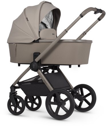 Wózek Venicci Tinum UPline 2 zestaw 2 w 1 Taupe (rama, spacerówka, gondola)