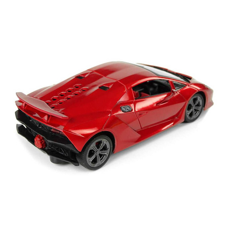 Auto sportowe R/C 1:24 Lamborghini czerwone 2.4G światła 756747