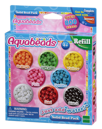 Aquabeads Zestaw litych koralików 791684