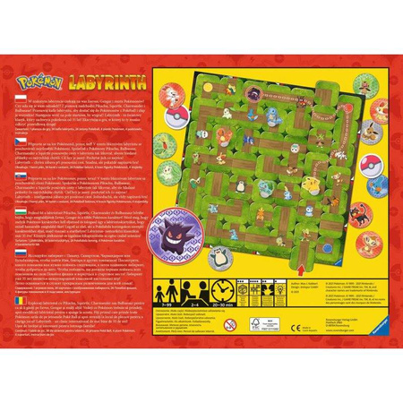 Ravensburger Gra Tajemnice Labiryntu Pokemon 270361