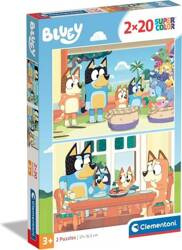 Clementoni Puzzle 2x20el Super Kolor Bluey 248070