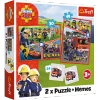 Puzzle Trefl 2w1 + memos Drużyna Strażaka Sama 933345