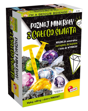 Lisciani Mały Geniusz Poznaj minerały z całego świata 101504