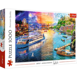 Puzzle Trefl 1000 Rejs po rzece 108606