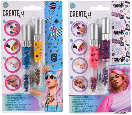 Create it ! 3w1 2 pisaki do ozdabiania paznokci 092070