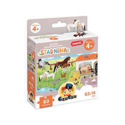 Czuczu Puzzle panoramiczne Stadnina 4+ 491316