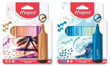 Maped Zakreślacz Fluo Peps 3 mixy kol. po 4szt kartonowe etui 409022
