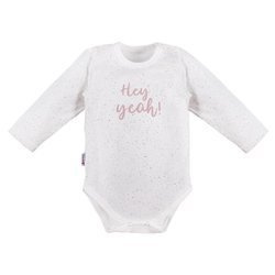 Body dziewczęce w kropki SWAN białe 092