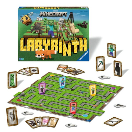 Ravensburger Gra Labirynt Minecraft 247714