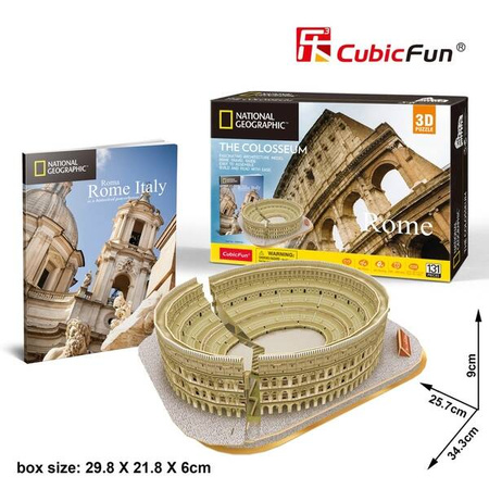 CubicFun Puzzle 3D National Geographic Colosseum 209766
