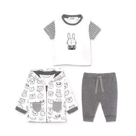 Mayoral dres kolor 27 gris mezci rozmiar 6-9 m