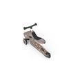 SCOOTANDRIDE Highwaykick 1 Lifestyle 2w1 Jeździk i hulajnoga z zamykanym schowkiem 1-5 lat Brown Lines 966054