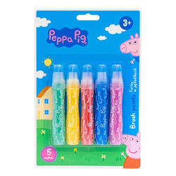 Farby w pędzelkach Peppa Pig 5szt blister 212166