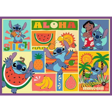 Puzzle Trefl 4x250 Niezwykły Stitch 133110