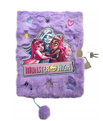 PAMIĘTNIK Z KŁÓDKĄ WŁOCHACZ A5 96K MONSTER HIGH 661433