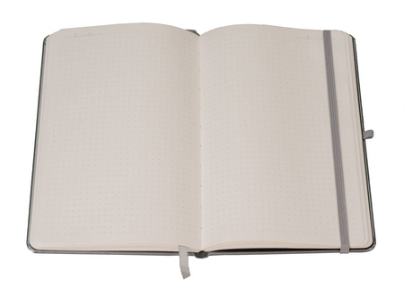 Notes kropki A5 Romantyzm Srebrny 043886