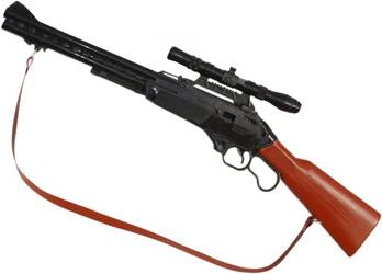 Strzelba winchester długa z paskiem 786201