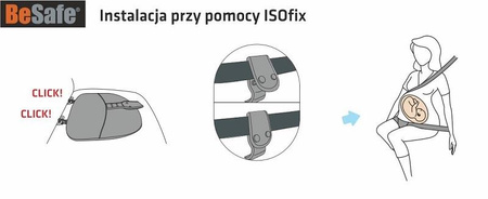 Besafe adapter do pasa bezpieczeństwa izi fix be safe (sztuka)