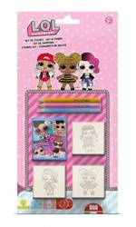 Multiprint LOL Surprise Pieczątki Blister 3szt L.O.L. 039803