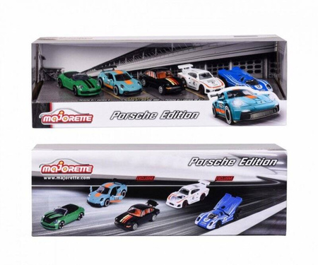 Majorette Autka 5 Pack Samochodziki Porsche Edition 073223