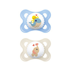 Mam Baby Smoczek uspokajający 2 szt Original Silky 2-6m Better Together Boy 831218