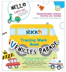 Stick'n Książka do zabawy w tworzenie naklejek Auta 290286