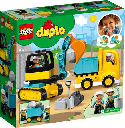 Lego 10931 ciężarówka i koparka gąsienicowa v29