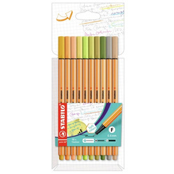 Stabilo Cienkopis Point 88 10kol w etui 579544