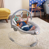 BRIGHT STARTS Leżaczek z wibracjami i muzyką Myszka Mickey Cloudscapes™ 0m+ do 9kg 125377