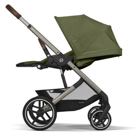 Cybex Balios S Lux TPE B Moss Green Khaki wózek spacerowy