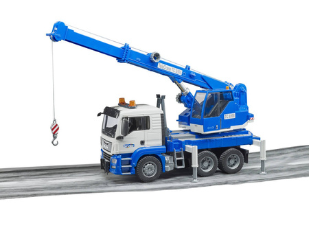 Bruder 03770 dźwig man tgs26500 z modułem św.dźw.037703