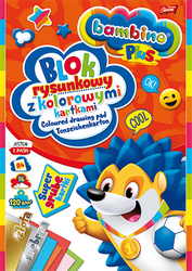 BLOK RYSUNKOWY A4 16K BAMBINO 120G 003585 (złota,srebrna,i super gruba kartka) 003585