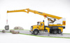 Bruder 02818 mack granite z dźwigiem liebherr 028183
