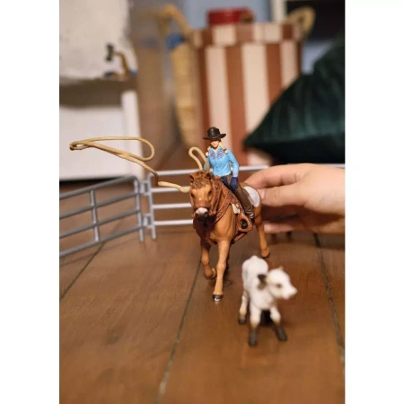 Schleich Kowbojki i łapanie na lasso 473048