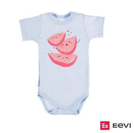 Body z krótkim rękawem SUN niebieski 068