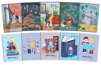 Zeszyt Top 2000 A5 32k 3linia kolor 70g Book/Retro 411109